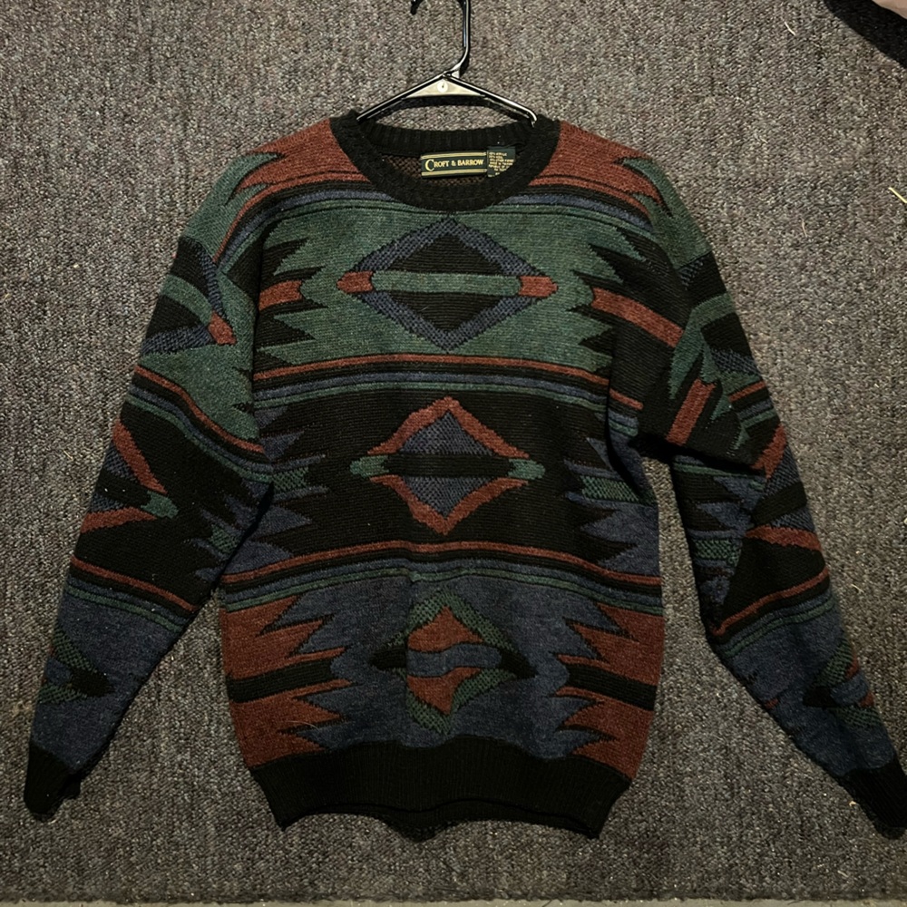 Croft & Barrow Multicolor Knit Sweater